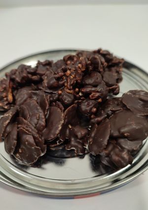 Una foto de Rocas de chocolate (sin azúcar)