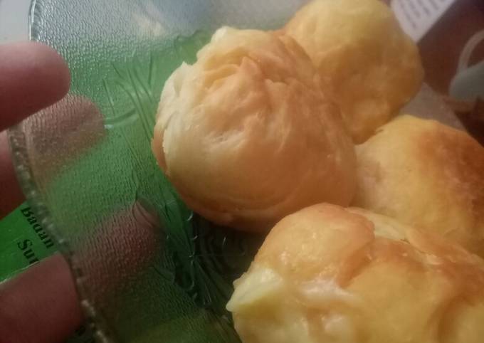 Cara bikin Bomboloni milky sederhana Cara bikin Bomboloni milky sederhana