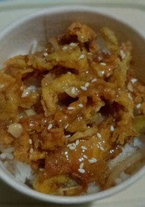 Foto resep Ricebowl jamur saus teriyaki