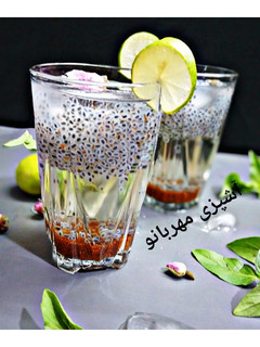 عکسی از دستور شربت گل محمدی،خاکشیر و تخم شربتی(ونحوه شستن خاکشیر)