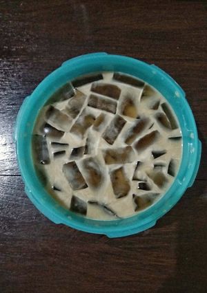 Foto resep 6.Es teh tarik jelly easy