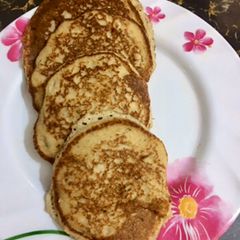 A picture of Healthy oatmeal banana pancakes.