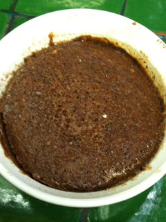 Una foto de Brownies en microondas