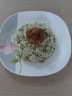 عکسی از دستور باقالی پلو با گوشت