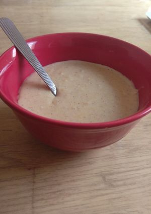 A picture of Cornmeal porridge with a spicy twist.