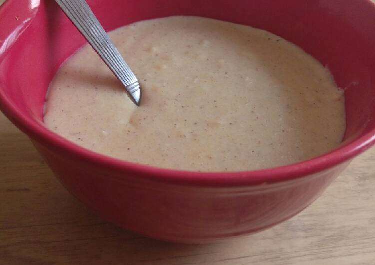 Steps to Make Homemade Cornmeal porridge with a spicy twist