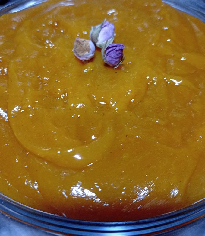 عکسی از دستور حلوای مسقطی عربی بدون آرد