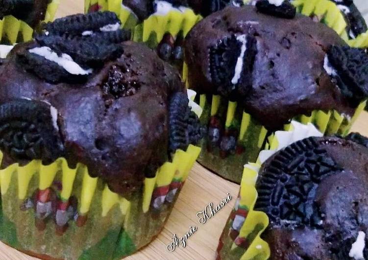 Cara Mudah Buat Muffin Oreo yang Sedap