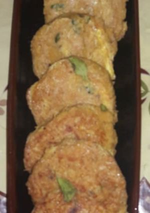 A picture of Chicken Shami Kabab.