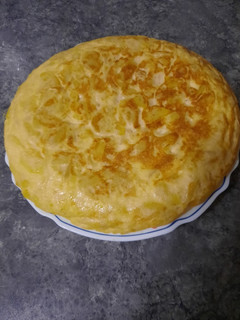 Una foto de Tortilla de patatas al microondas