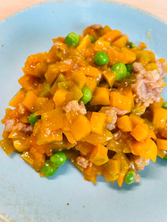 肉末南瓜｜過熱水蒸氣烤箱微波爐 的食譜成品照片