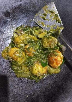 Foto resep Telur rebus sambal ijo padang