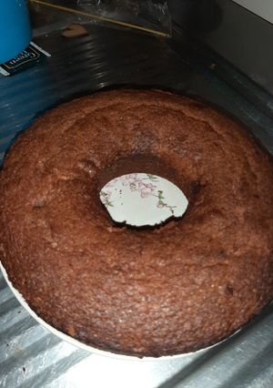 Una foto de Budín integral de banana y chocolate