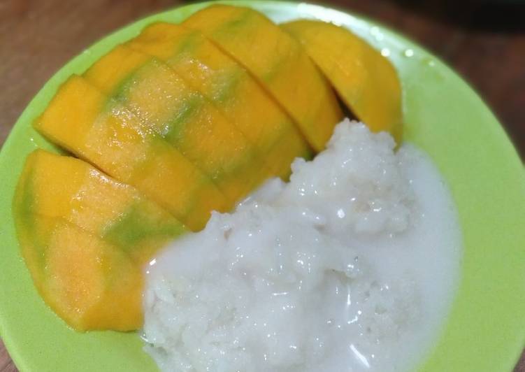 Bagaimana Menyiapkan Mango sticky rice Anti Gagal