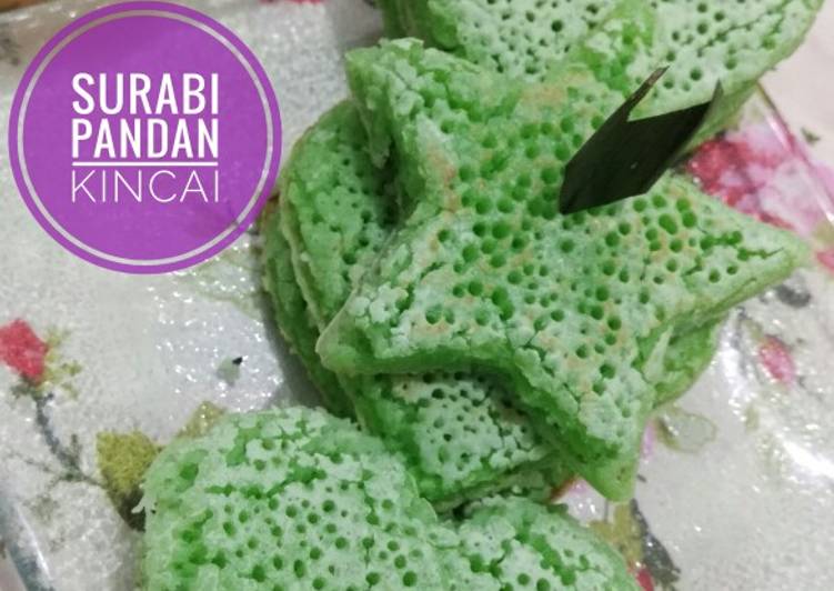 kaidah membuat Surabi pandan yang enak
