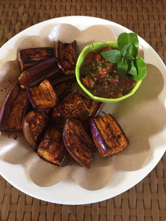 Foto resep Terong Bakar, Sambel Pecak