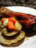 Cordero al horno con patatas