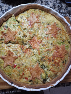 Una foto de Tarta con vegetales!