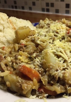 Una foto de Guiso de arroz