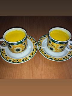 عکسی از دستور شیر طلایی (شیر زردچوبه)