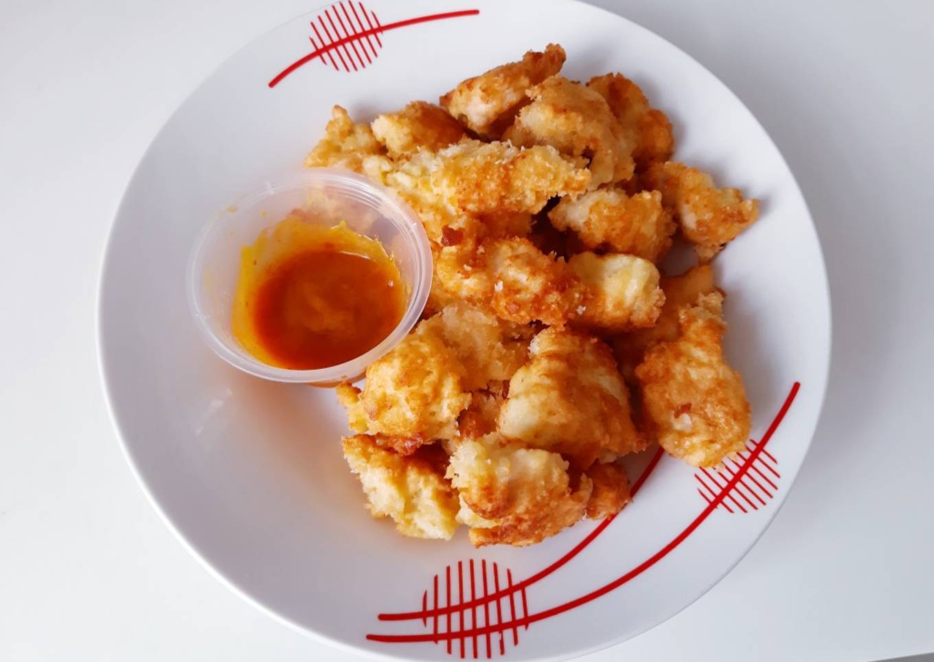 Ayam popcorn saus mustard (#350)