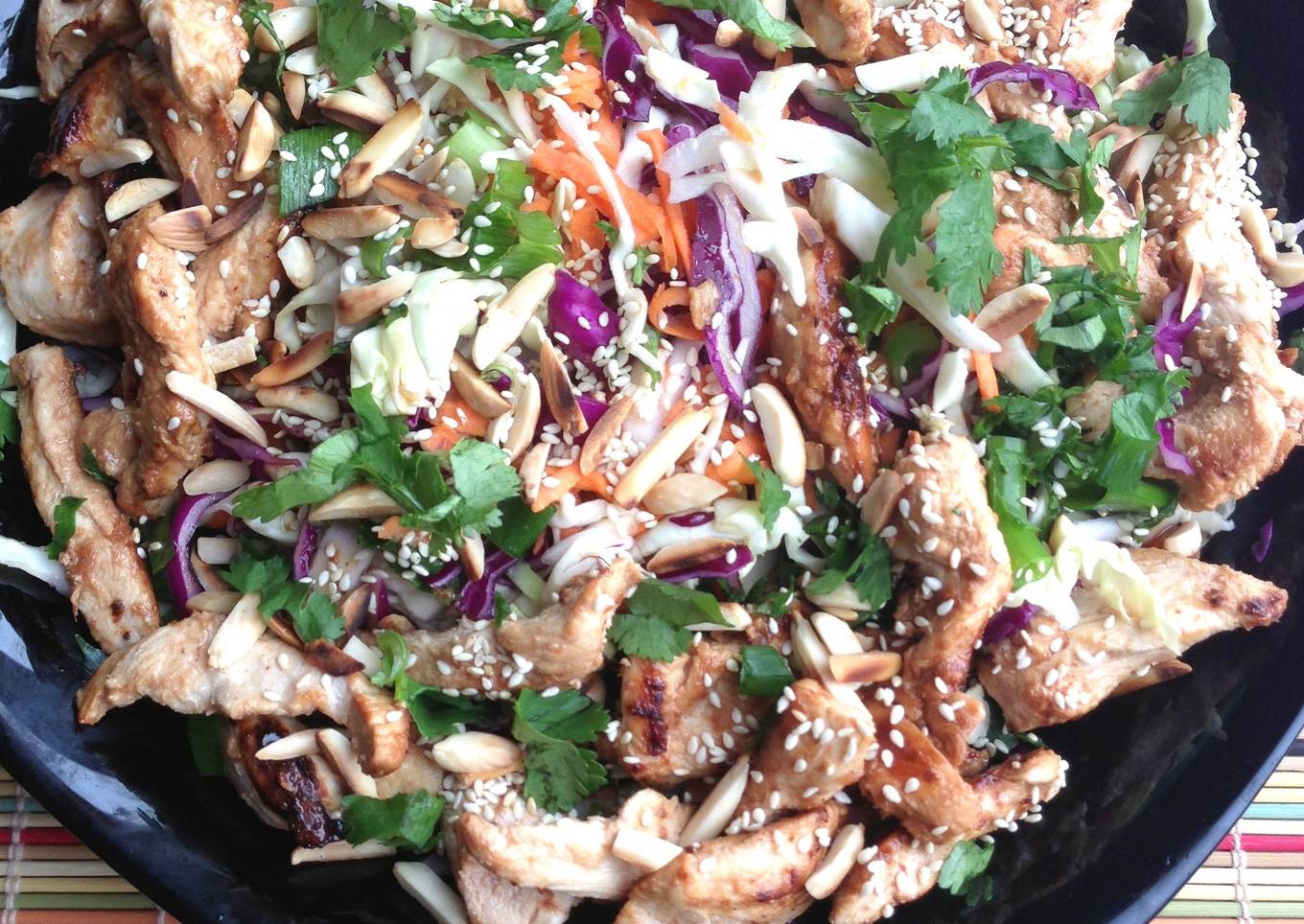 Ginger Sesame Chicken Salad