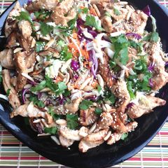 A picture of Ginger Sesame Chicken Salad.