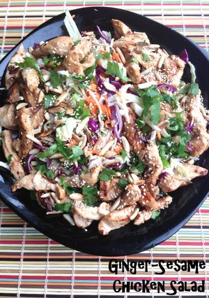 A picture of Ginger Sesame Chicken Salad.