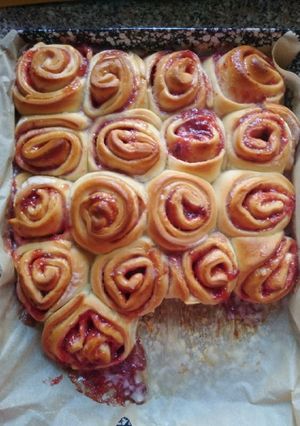 Szilvás-fahéjas csiga recept fotója