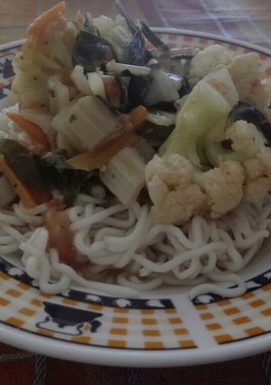 Una foto de Fideos Shirataki, full Dieta!!
