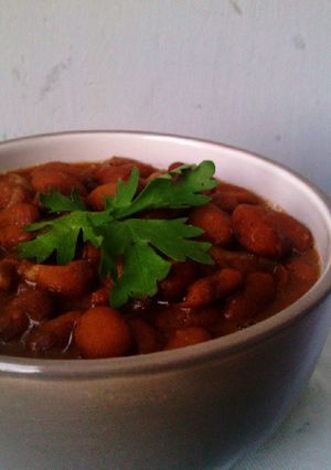 A picture of Maharagwe ya Nazi (coconut beans).