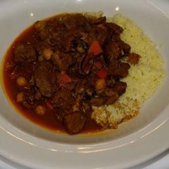 A picture of Couscous da miyan nama.