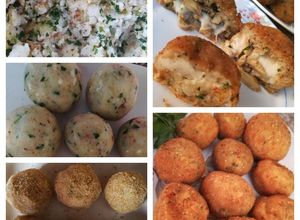 صورة لوصفة كرات البطاطس عطريقتي Potato balls stuffed with mozzarella chees