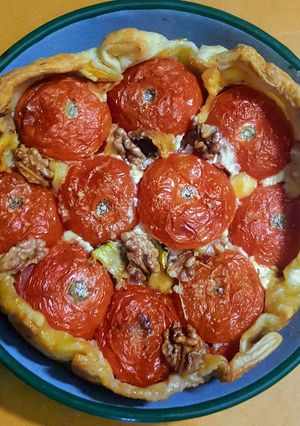 Une photo de Tarte de tomates farcies