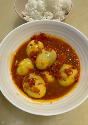 Foto resep Telor bumbu bali maknyus #ResepPertama🥚🧆