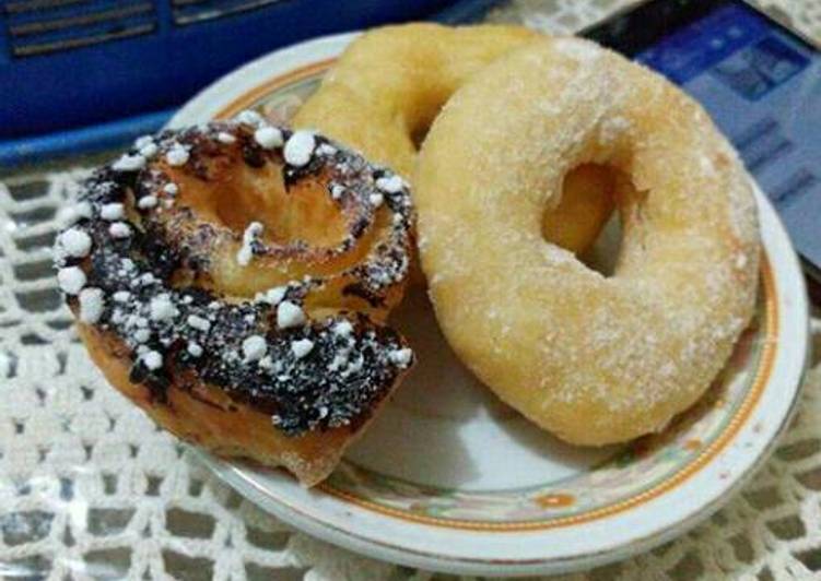 Cara Gampang Membuat Donat lembut ga pake kentang, Menggugah Selera