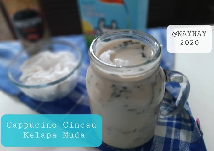 Resep Cappucino Cincau Kelapa Muda, Bisa Manjain Lidah