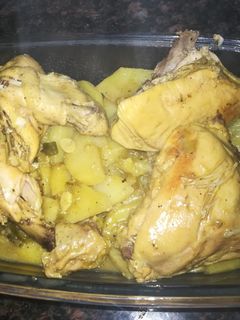 صورة لوصفة صينية دجاج بالبطاطا