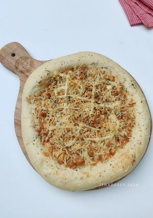 Foto resep (Sourdough Discard) Pizza Ayam Kecap - Ulen Tangan