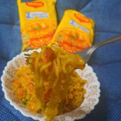Vegetable Maggi Noodles A picture of Vegetable Maggi Noodles.