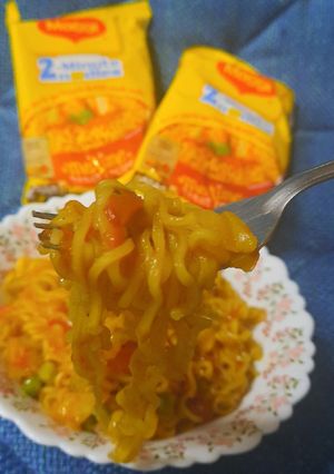 A picture of Vegetable Maggi Noodles.