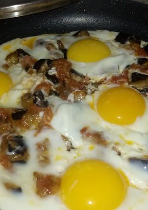 صورة لوصفة باذنجان وبيض