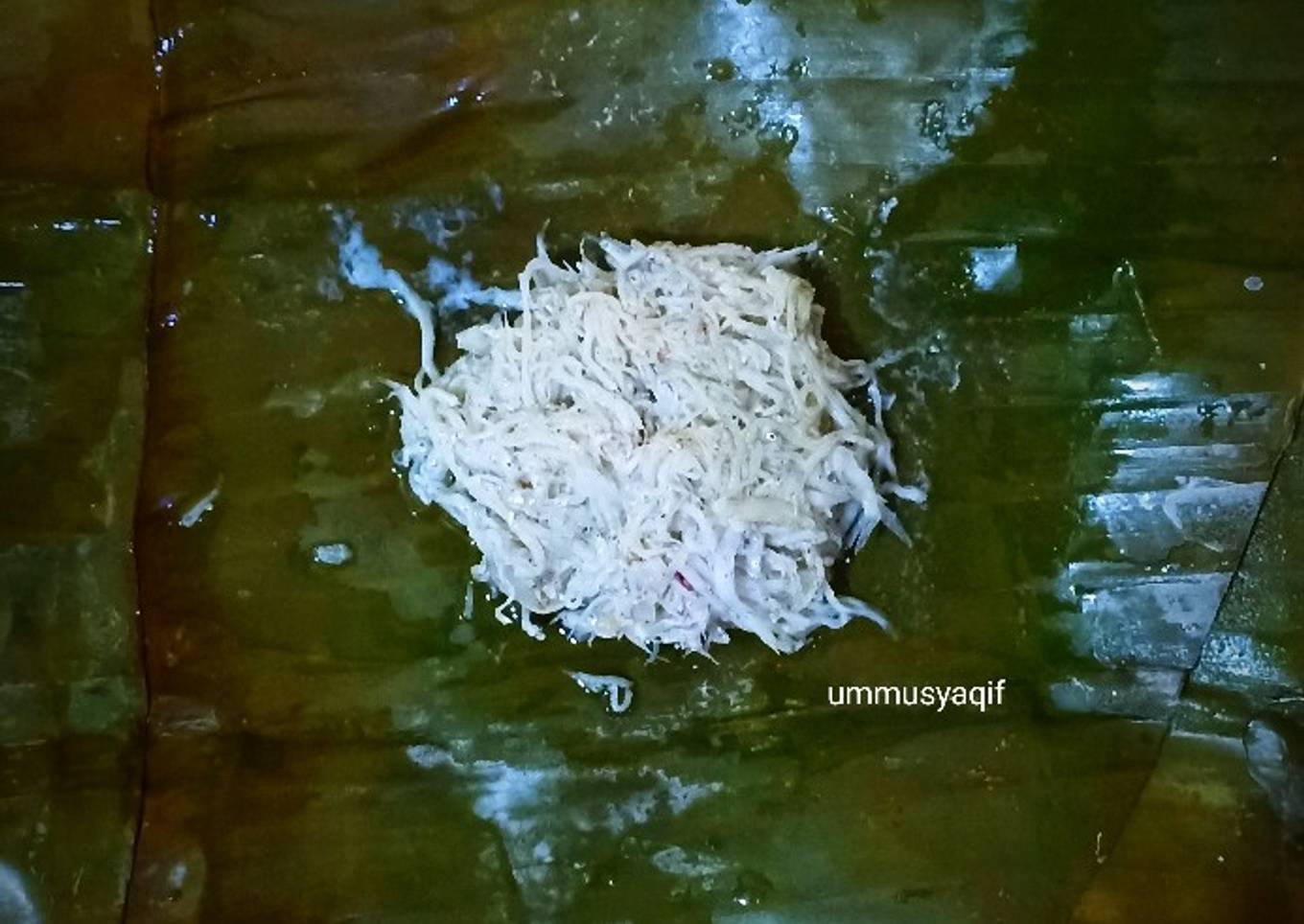 Pepes White Anchovy (teri medan/teri nasi)