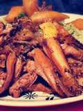 Pulpo 🐙🐙con calamar deli!! 😋🦑🦑🐙🐙👏🎊💞