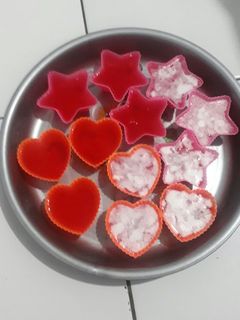 Foto resep Agar-agar merah Santan