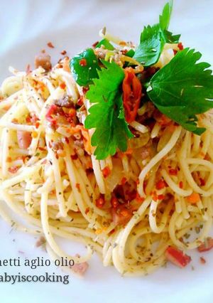 Foto resep Spaghetti aglio olio