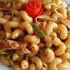 Quick spiral macaroni A picture of Quick spiral macaroni.