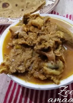 A picture of Sira Masala/Goat Head Yoghurt Gravy.