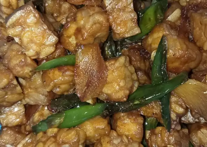 Tempe kecap cabe ijo