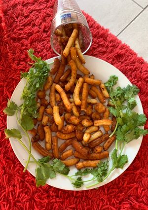 A picture of Paneer Churros.
